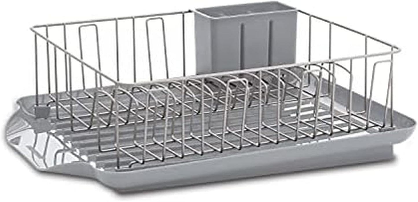 Farberware Large Capacity Dish Drying Rack Set for Kitchen