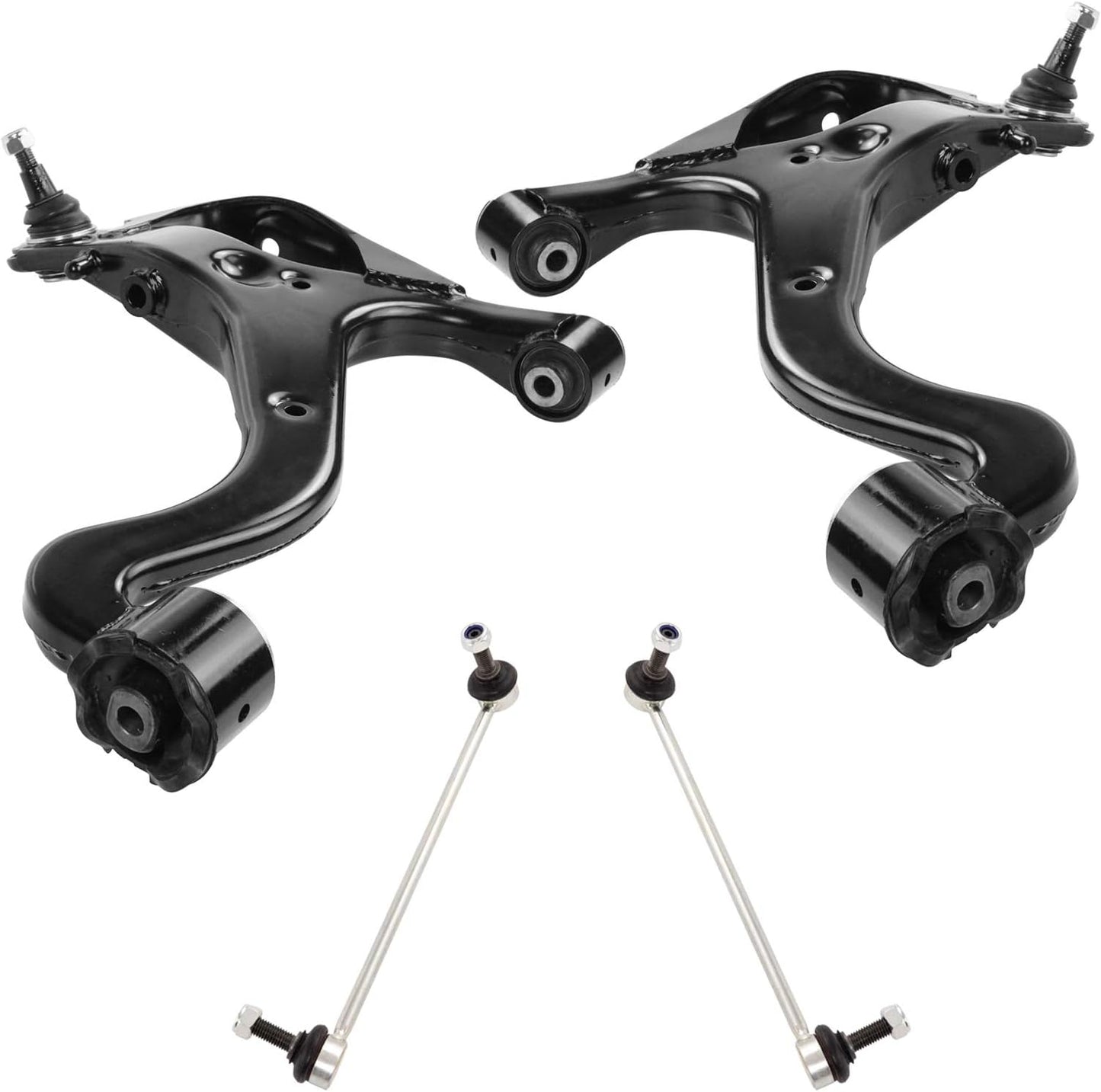 TRQ Front Suspension Kit Control Arm with Ball Joint for Range Rover