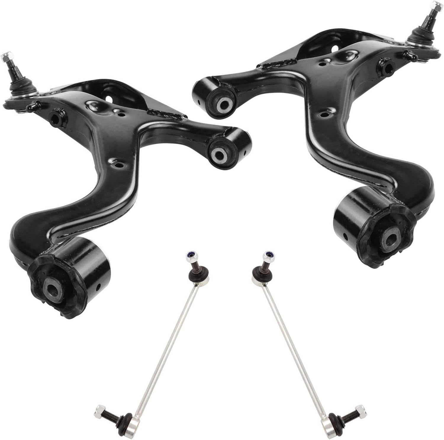 TRQ Front Suspension Kit Control Arm with Ball Joint for Range Rover