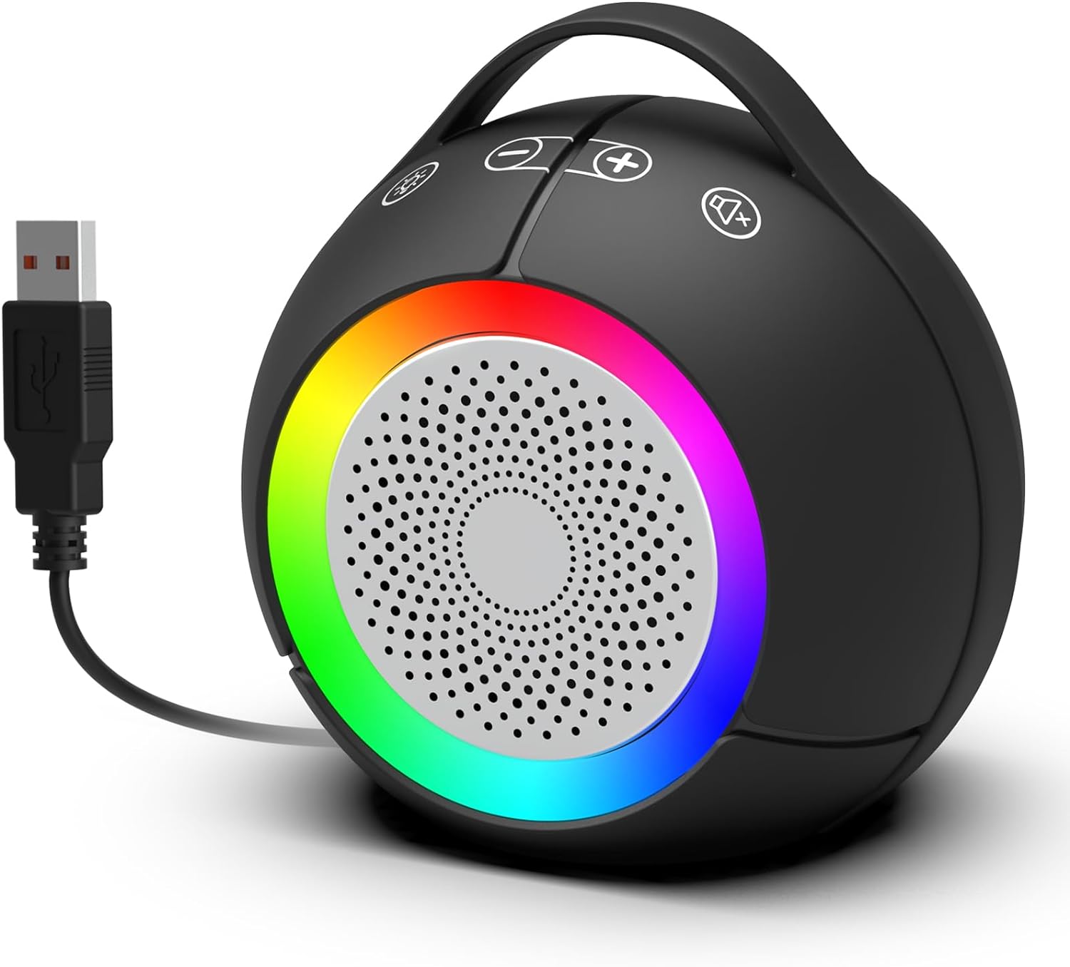 RGB USB Speakers: Crystal Clear Sound & Dynamic Light!