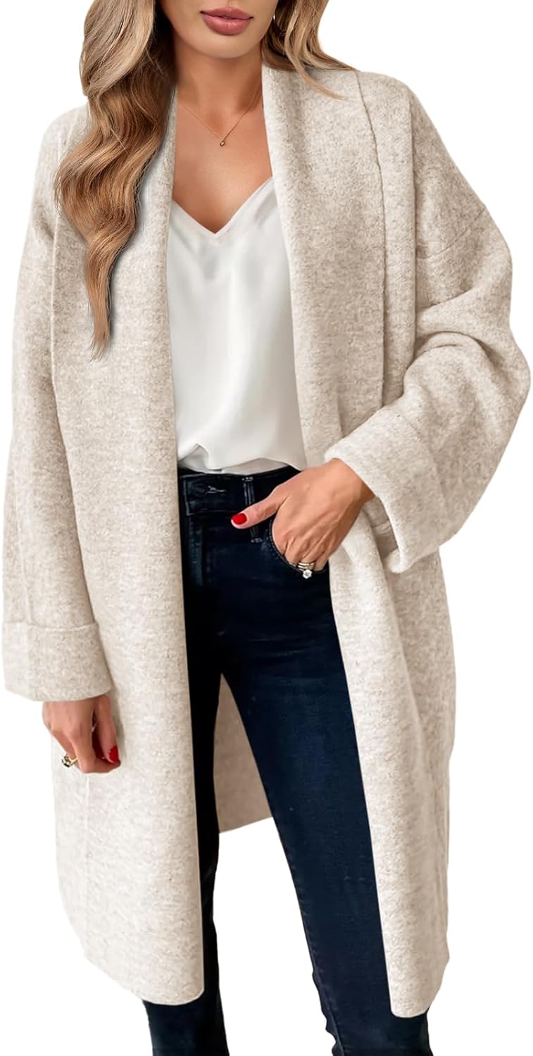 Saodimallsu Womens Long Cardigan Sweaters for Cozy Fall Style