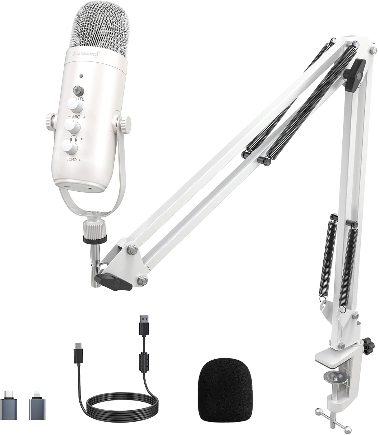 ZealSound Gaming Microphone Kit for Podcasting and Streaming