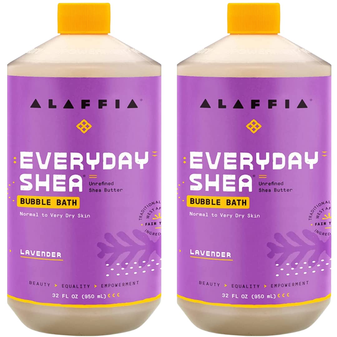 Alaffia Everyday Shea Bubble Bath for Relaxation and Moisture