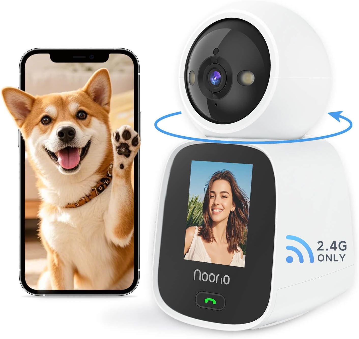 2K Pet Cam: Smart Two Way Calling with Night Vision