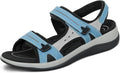 Orthopedic Leather Adjustable Venice Sandals - Supportive Women's