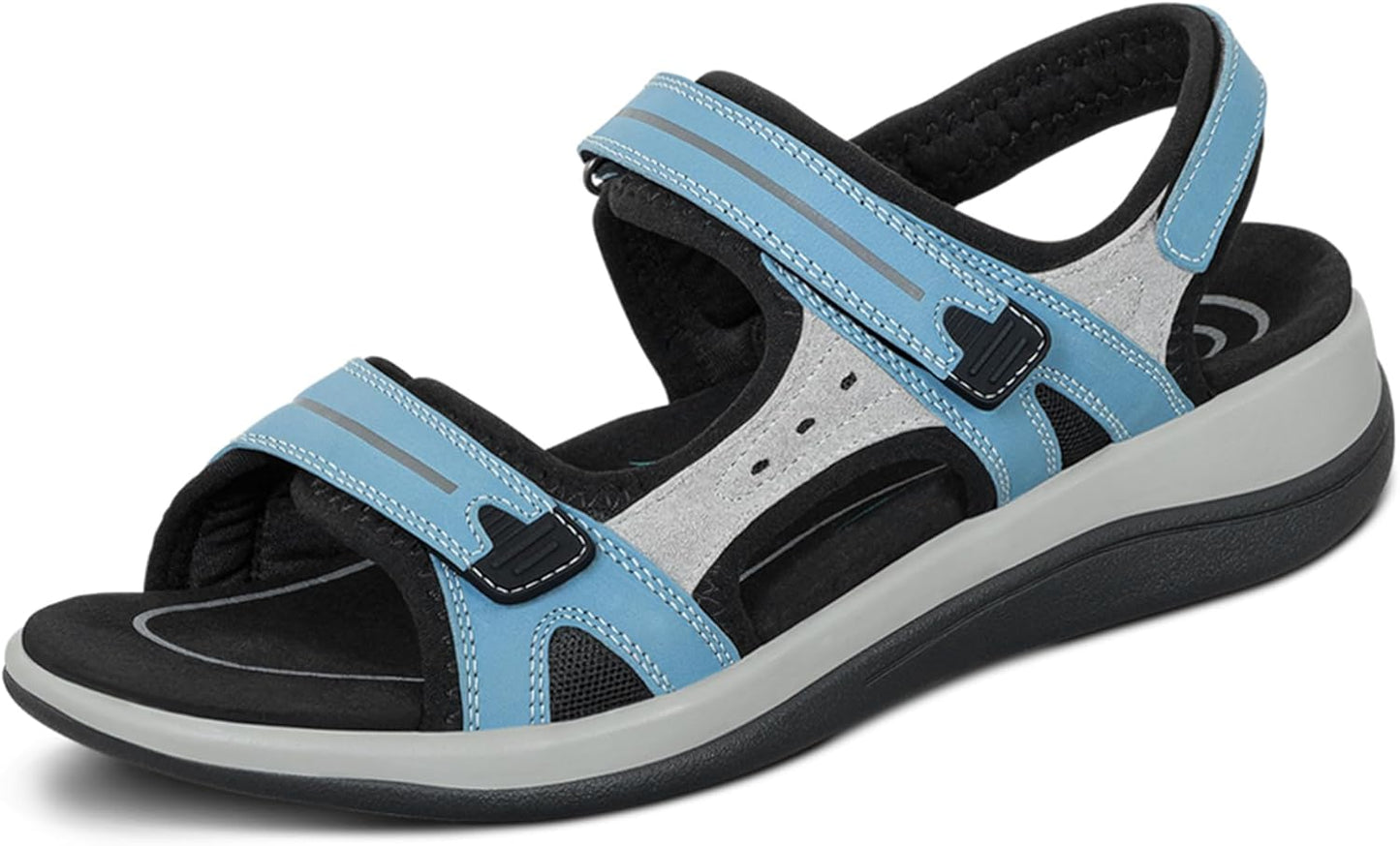 Orthofeet Women's Adjustable Venice Sandals for Comfort & Support