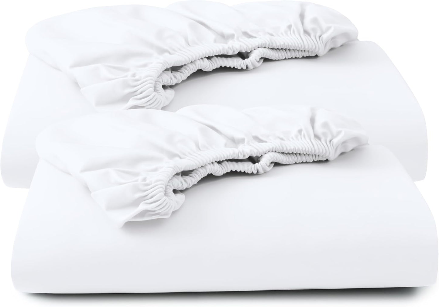 Split King Twin XL Fitted Sheet Set - 100% Egyptian Cotton Luxury