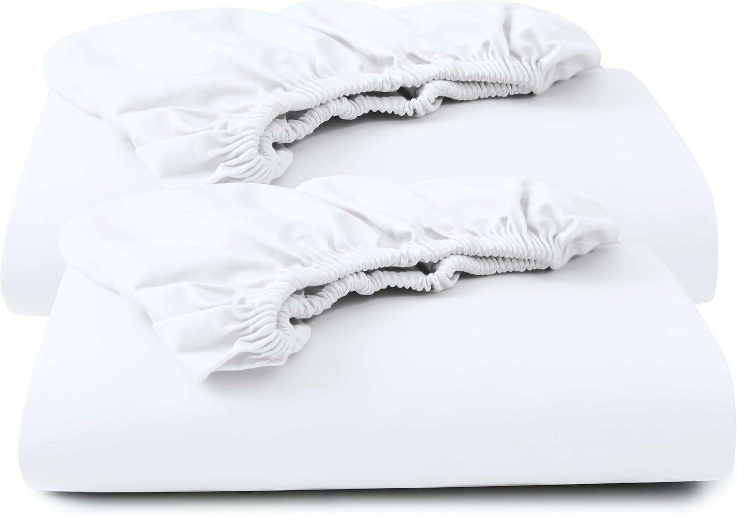 Split King Twin XL Fitted Sheet Set - 100% Egyptian Cotton Luxury