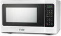 Commercial CHEF 1.3 Cu Ft Microwave - 10 Power Levels, Push Button Door Lock