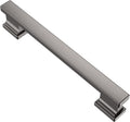 Brushed Black Nickel Cabinet Pulls 5 in Hole Centers - Solid 10 Pack