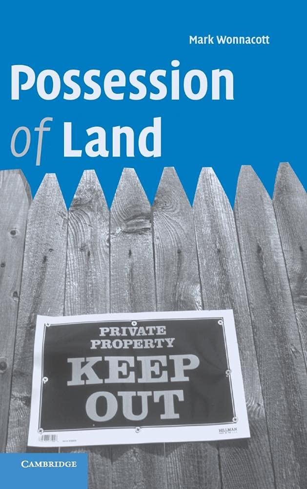Possession of Land by Mark Wonnacott - A Comprehensive Guide