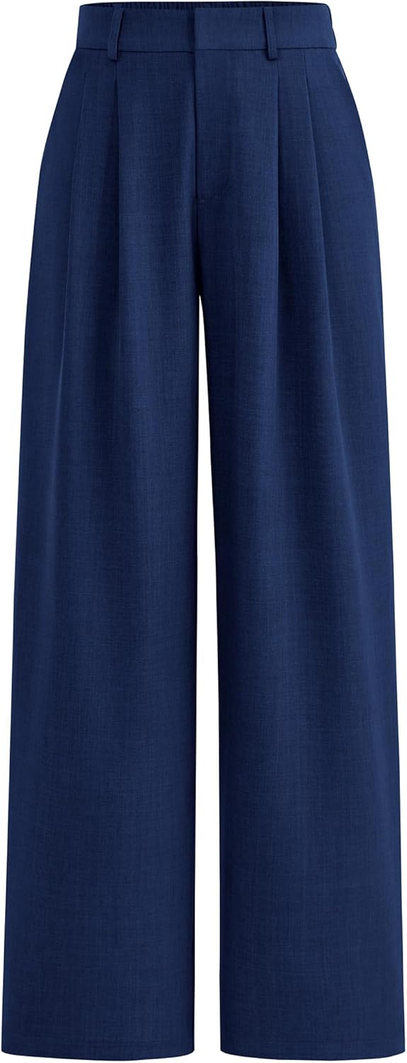 PRETTYGARDEN Women's Summer High Waisted Work Pants for Comfort