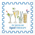 Liquid Therapy Cocktail Napkins, 20-Count - Elegant & Disposable