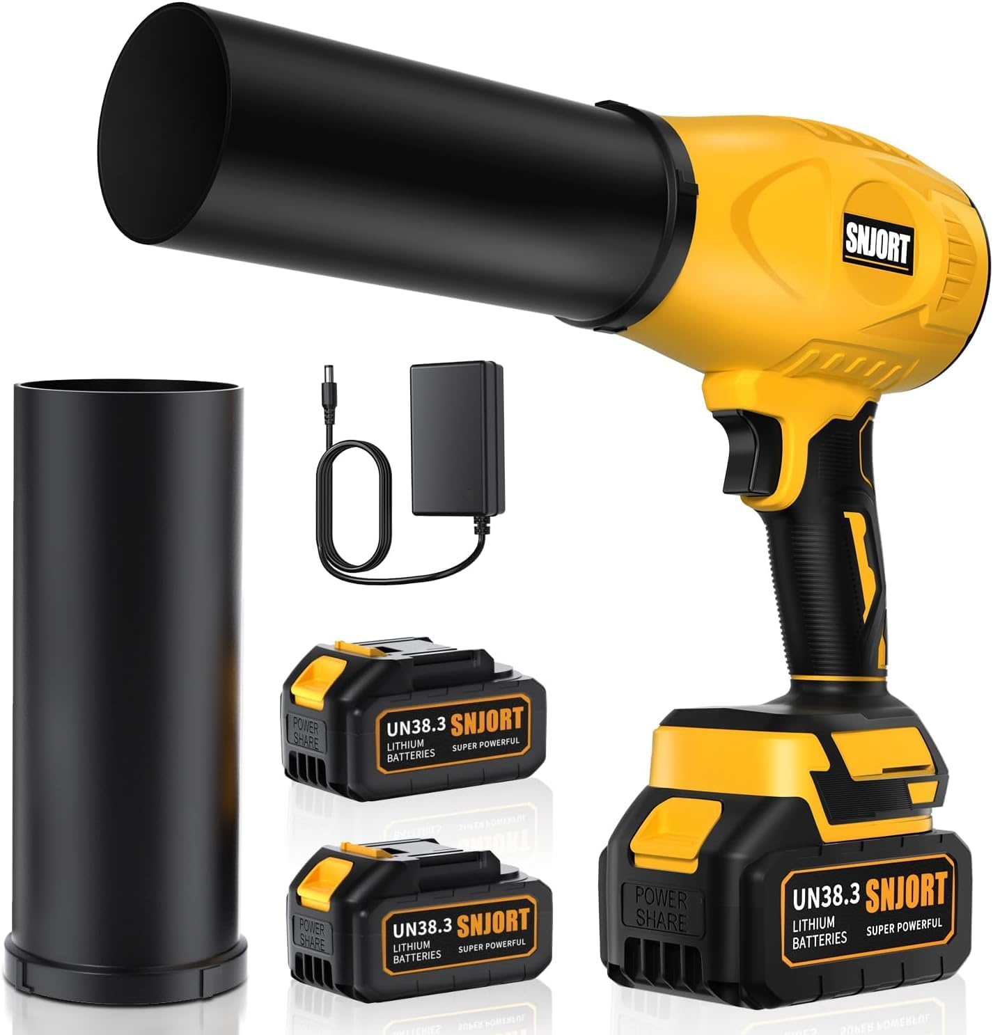 Cordless Leaf Blower with Battery and Charger for Easy Cleaning