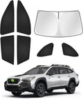 Sunshades for 2020-2025 Subaru Outback Windshield Side Rear Window