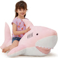 MorisMos 51in Giant Shark Stuffed Animal Plush Pillow - Big Cuddle