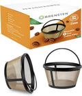 BRENSTEN 4 Cup Reusable Filter Basket - MrCoffee Brewer 2-Pack