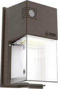 7in Mini LED Wall Pack Outdoor Light Fixture - Adjustable CCT & Lumens