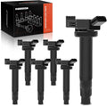 A-Premium Ignition Coil Pack Set of 6 Compatible with V6 3.3L