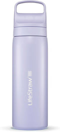 Insulated Stainless Steel Water Filter Bottle by LifeStraw Go Series