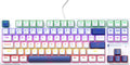 Machenike K500B-B87 White/Blue 87-Key Mechanical Keyboard