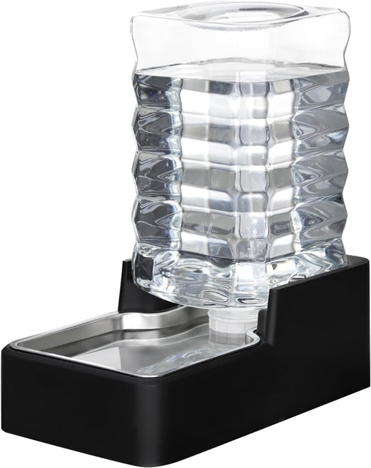 RIZZARI Stainless Steel Pet Water Feeder: 8L Automatic Dispenser