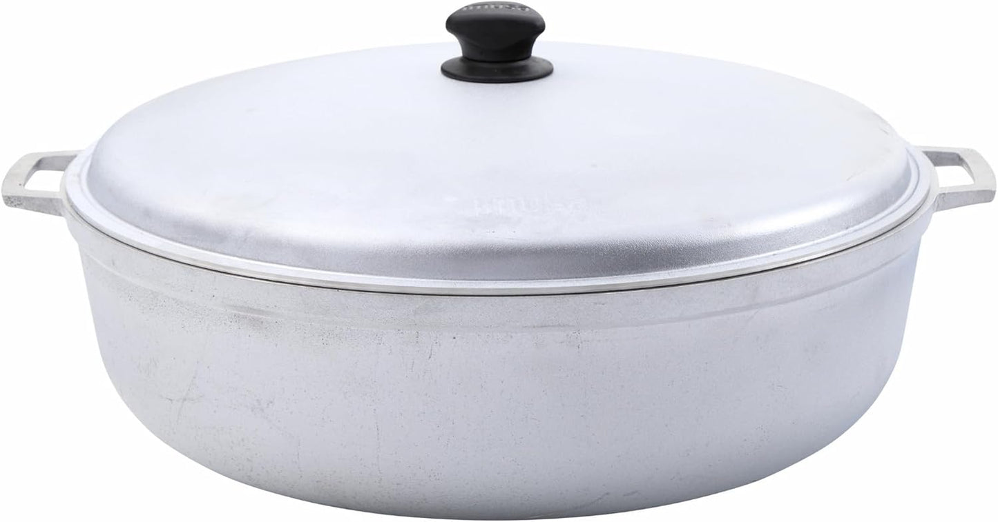 IMUSA Jumbo Traditional Natural Caldero for Cooking 18 Quart