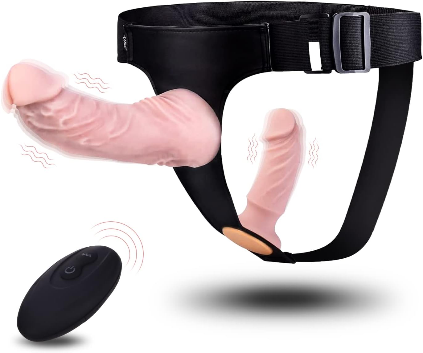 Harness Strap-On Vibration Realistic Dildos for Couples Fun