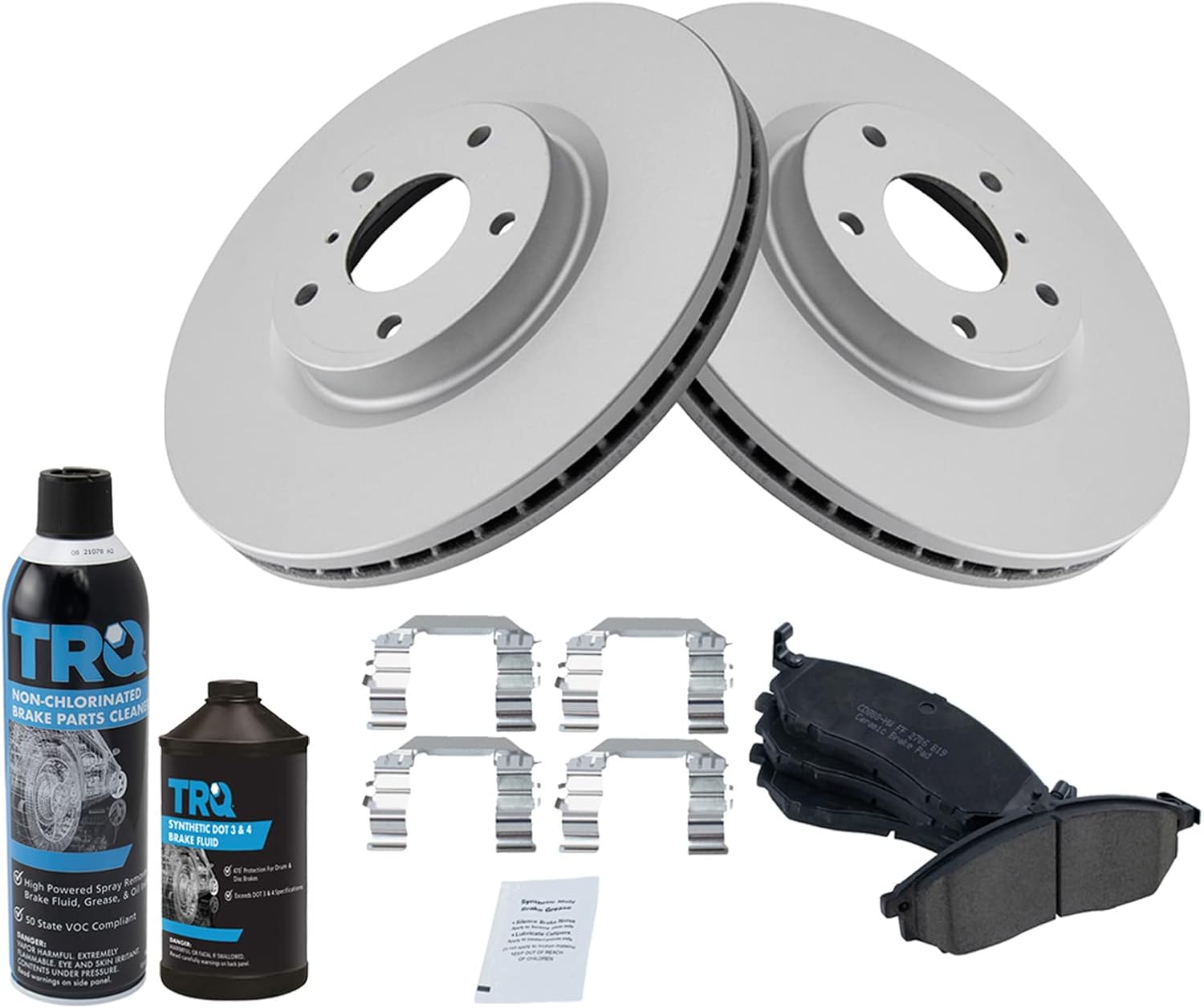 TRQ Front Premium Ceramic Brake Pad & Coated Rotor Kit Review