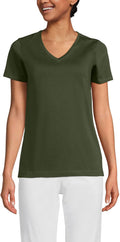 Women's Relaxed Supima V-Neck Top - Must-Have Wardrobe Piece