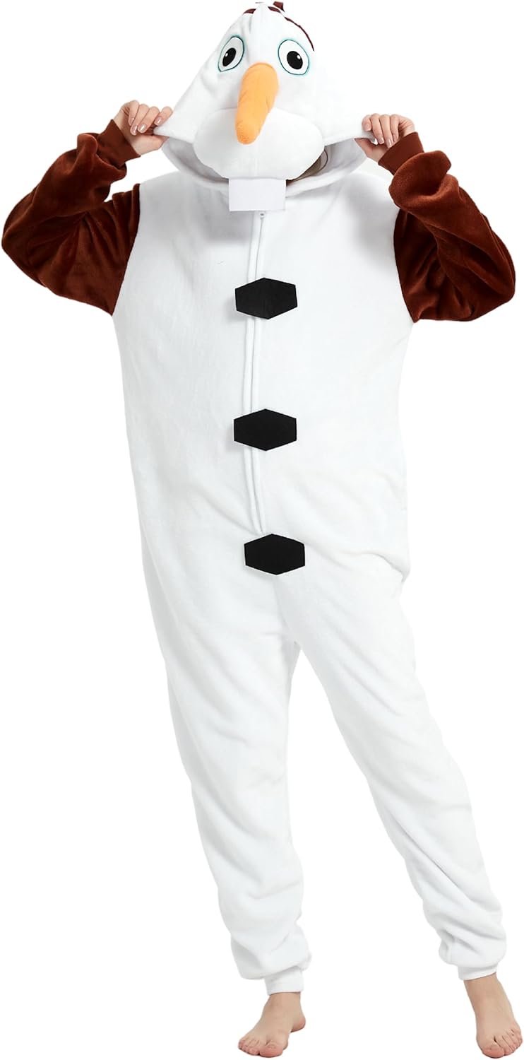 Snug Fit Adult Unisex Onesie Cosplay Costume for Halloween Fun