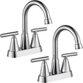 Cobbe Bathroom Faucet 4 in Centerset 2-Handle - 360 Swivel Reach
