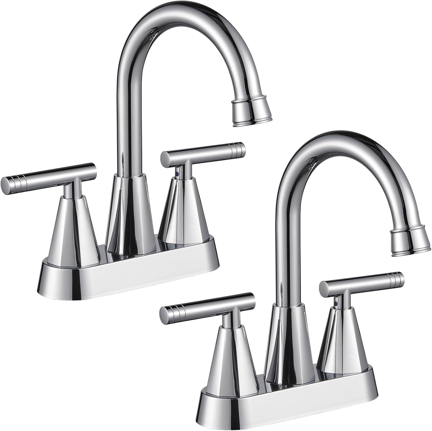Cobbe 3 Hole Bathroom Faucet with Pop Up Drain and Hoses