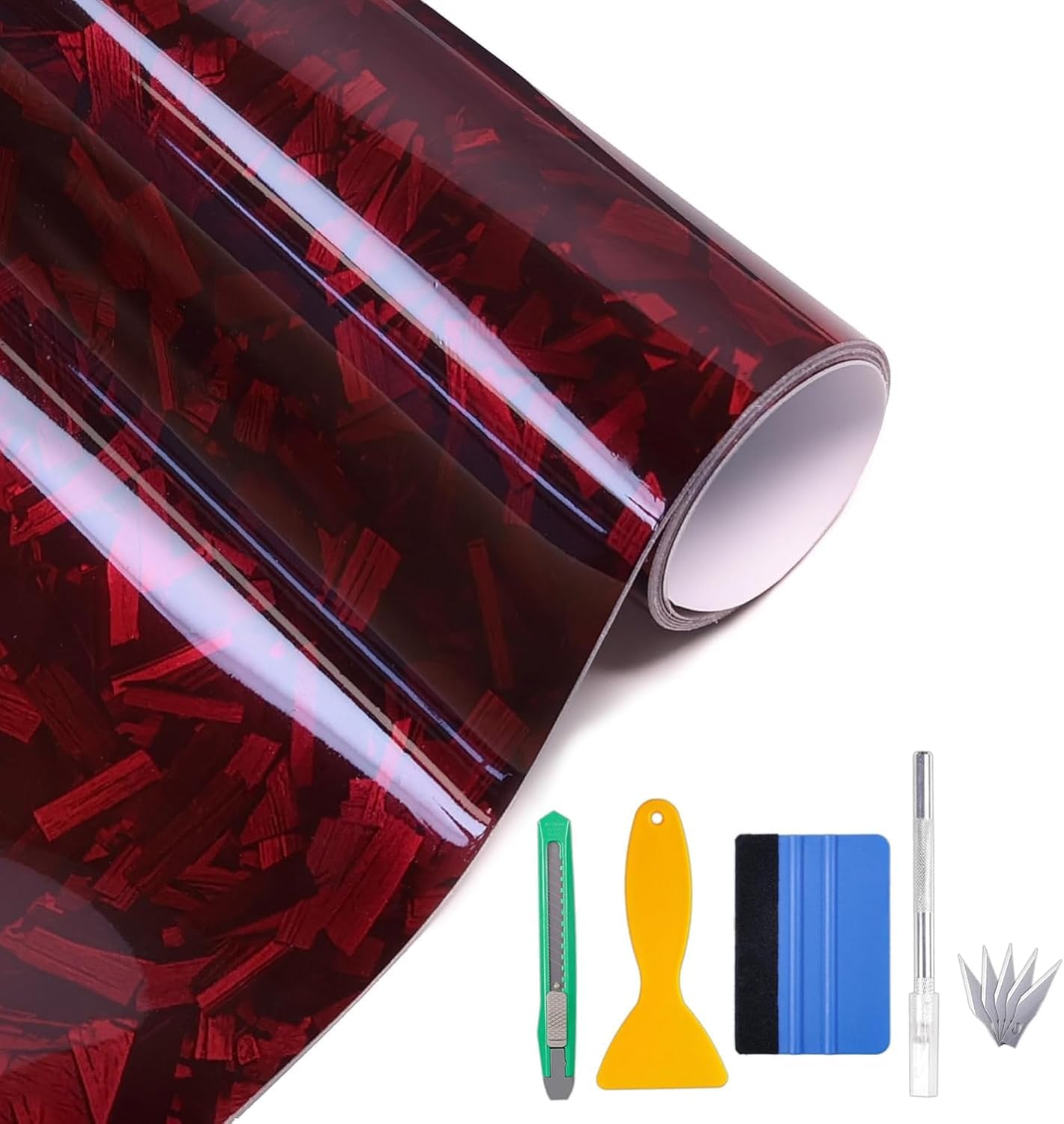 Arespark Forged Carbon Fiber Vinyl Wrap for Cars and Motorcycles