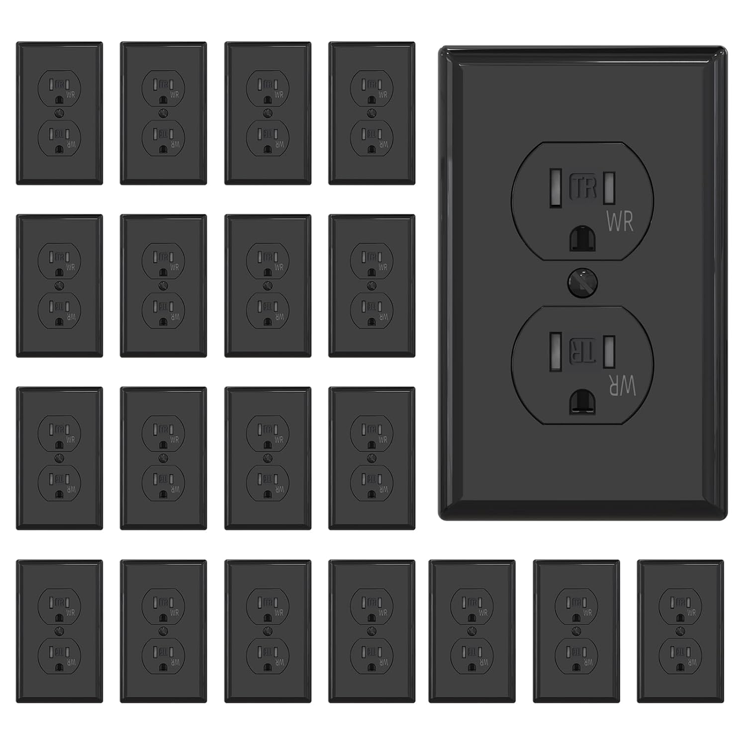 AIDA 15 Amps Duplex Outlets Bundle for Safety and Quality