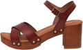 CUSHIONAIRE Women's Slate Faux Wood Sandal - Supportive