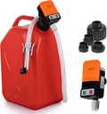Fuel Transfer Pump with Auto Stop Sensor - Portable 3.2 GPM