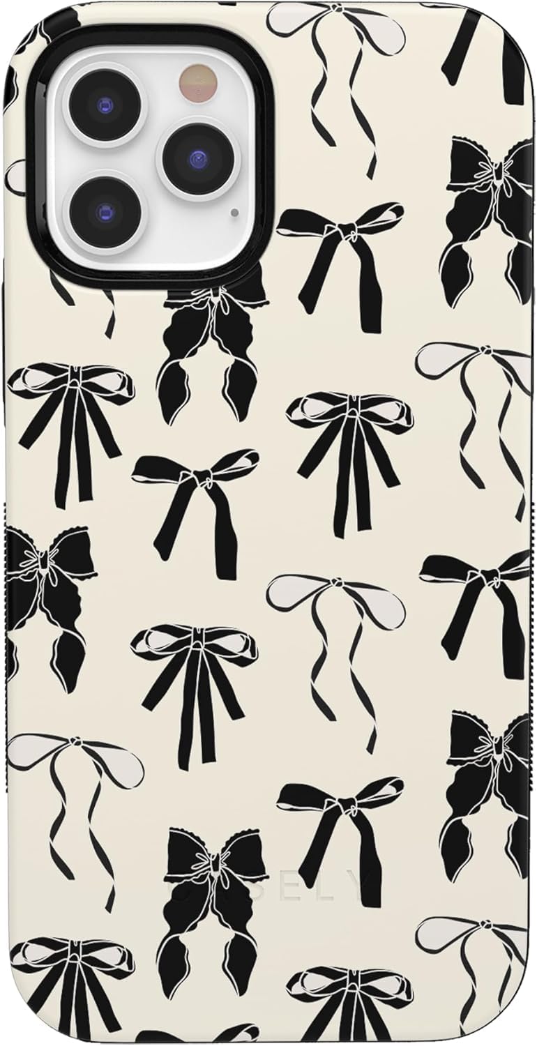 Bold Protective Case Design for iPhone 12/12 Pro with Bows