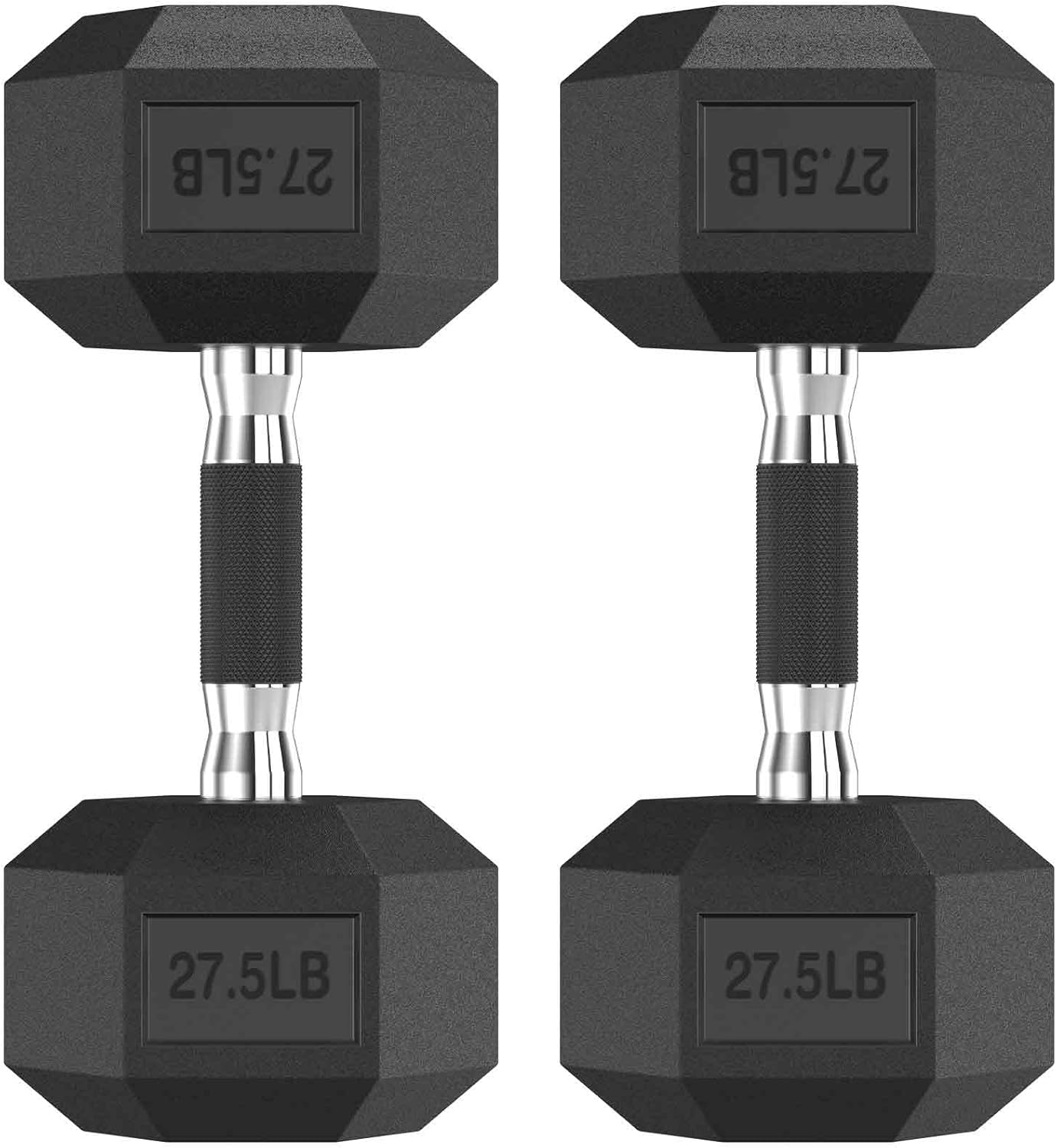 Hex Dumbbell Set for Strength Training, 2.5-65 lb Weights