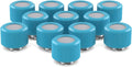 PrimoChill 14mm OD Rigid SX Fitting 12 Pack - Sky Blue