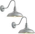 10in. Dome Outdoor Gooseneck Barn Light for Farmhouse Style
