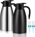 68oz Thermal Coffee Carafe 2 Pack - Keeps Drinks Hot 12H / Cold 24H