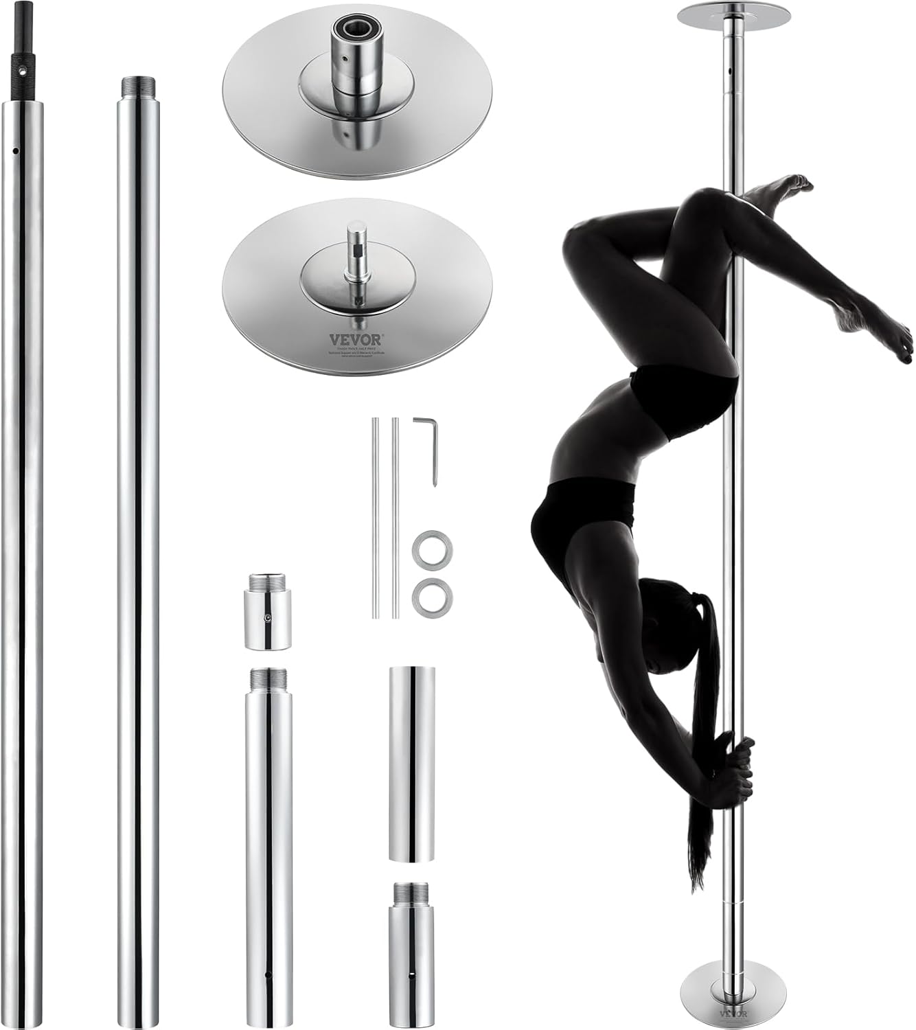 VEVOR Professional Dancing Pole for Home and Gym Use