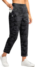 G Gradual Women's 7/8 Ankle Golf Pants - Stretchy Petite Travel Pants