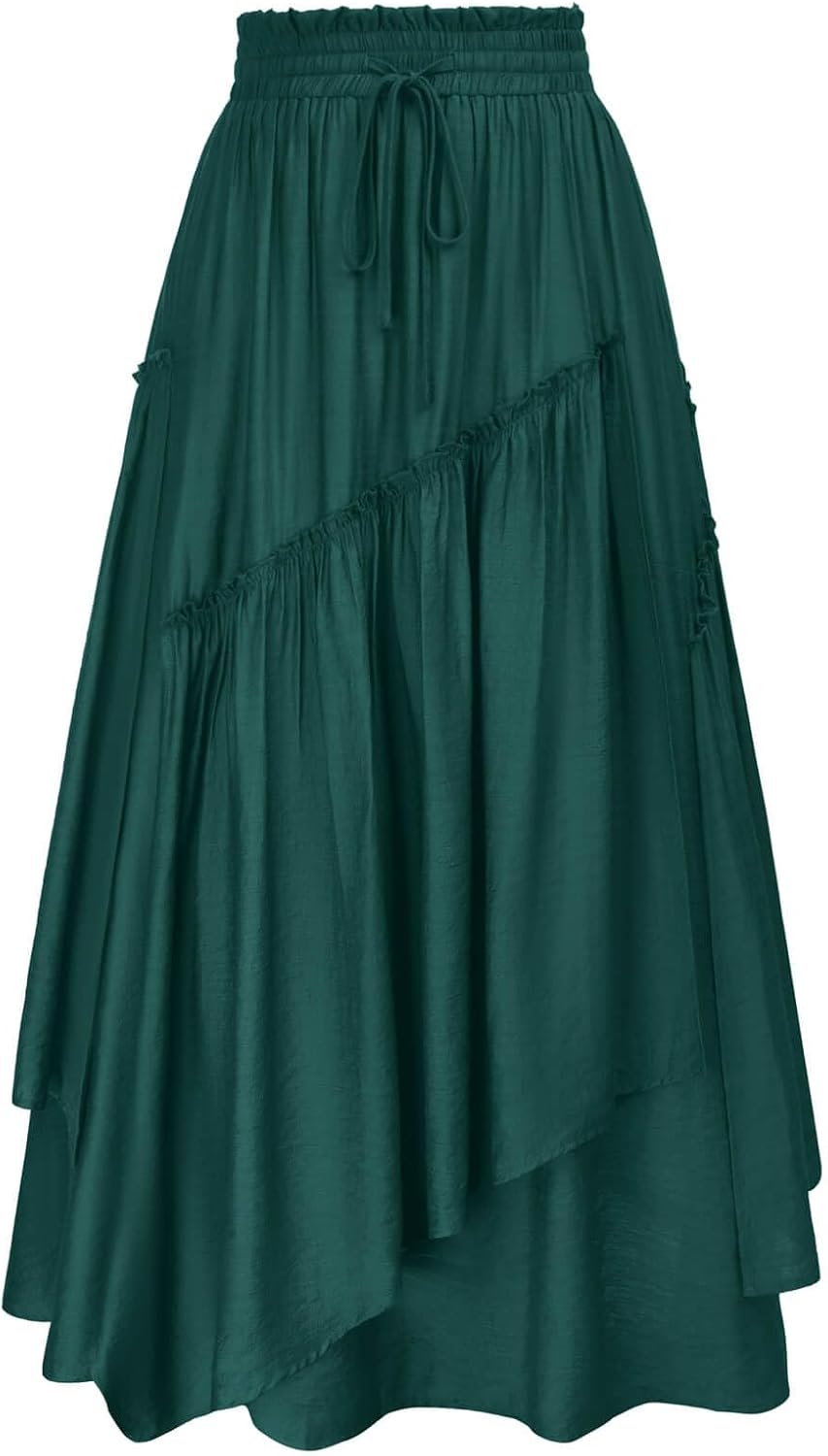 Scarlet Darkness Long Skirts for Women Renaissance Costume
