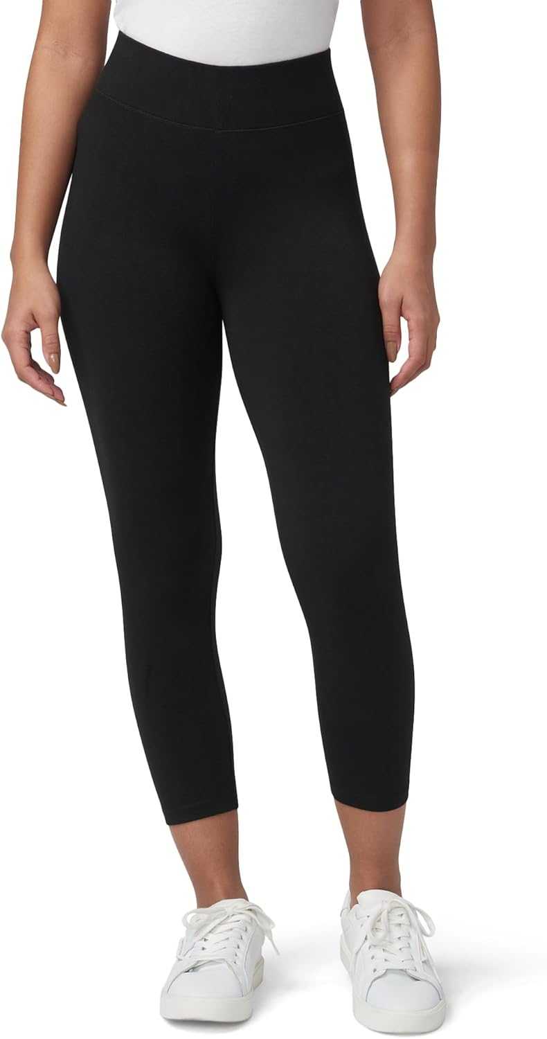 HUE Women's Ultra Soft Cotton Leggings for All-Day Comfort