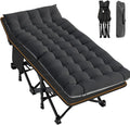 LILYPELLE Folding Camping Cot Extra Wide Heavy Duty - XXL Portable Bed
