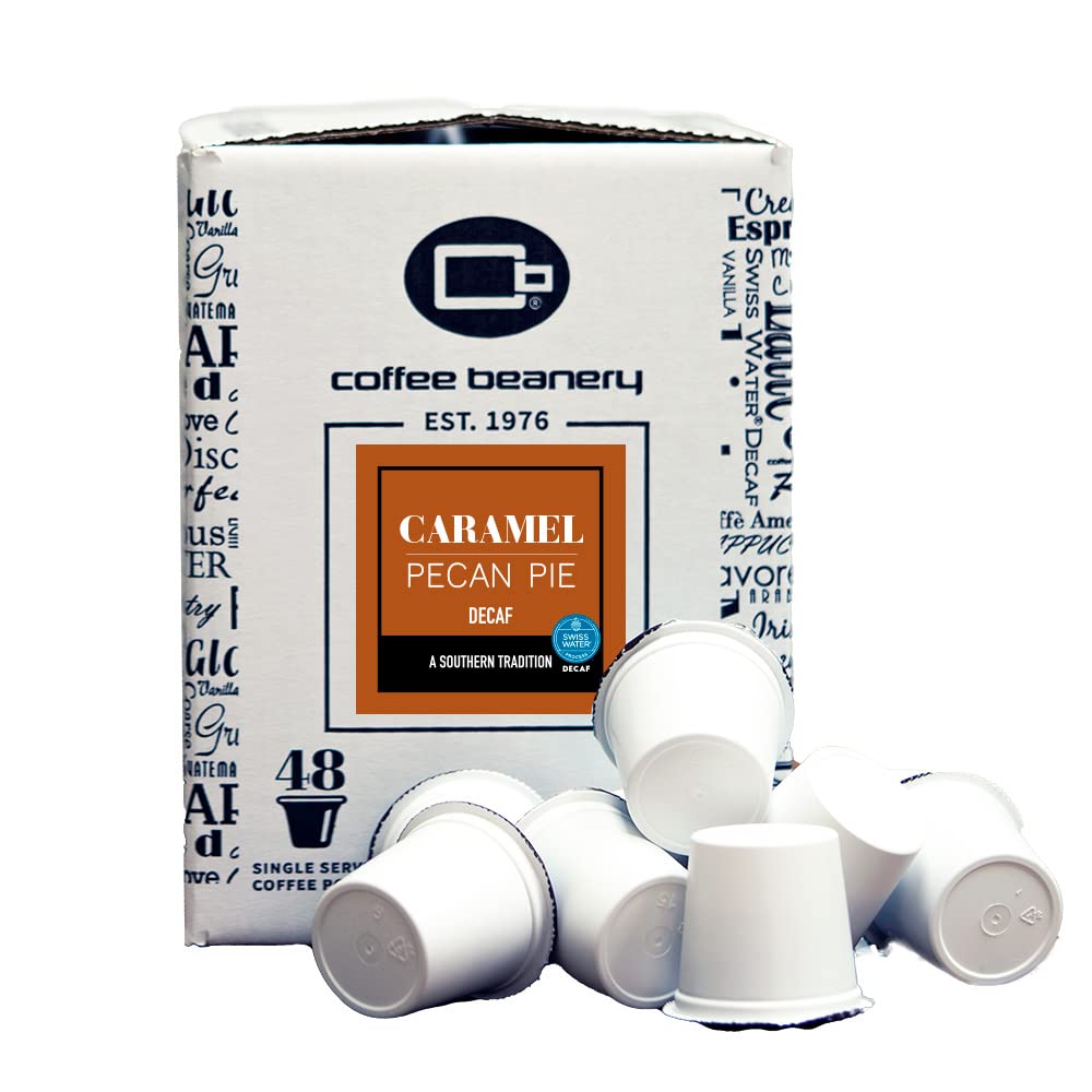Caramel Pecan Pie Decaf Coffee Pods - Delicious Dessert Flavor