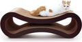 FluffyDream Cat Scratcher Cardboard Infinity Shape - Lounge & Protect