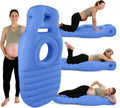 Inflatable Pregnancy Pillow Full Body Maternity Airbed - Belly Hole